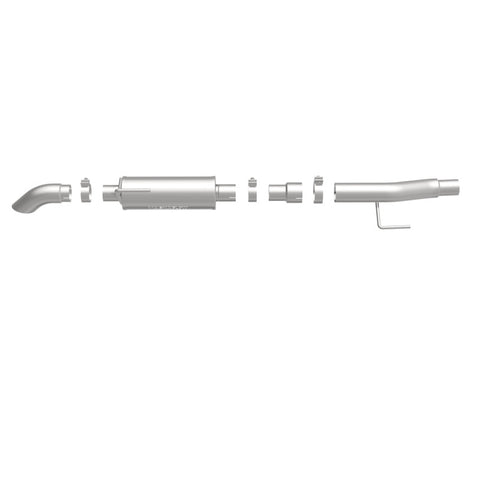 MagnaFlow Cat-Back, SS, 2.5/3in, Turn Down In Front Rear Tire 2015 Ford F150 5.0L V8 Ext Cab - 19083