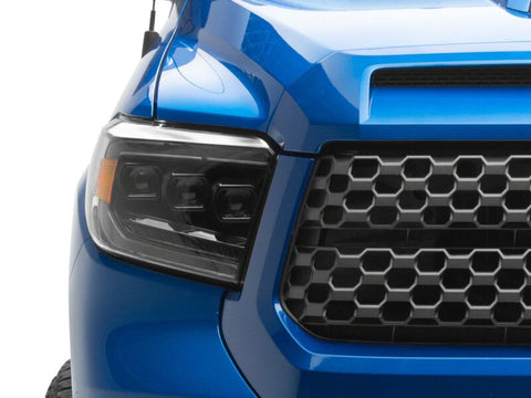Raxiom 14-21 Toyota Tundra CXR Series LED Headlights- Black Housing- Clear Lens - TU41736