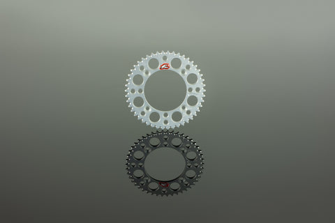 Renthal 22-23 Yamaha YZ85 Rear Grooved Sprocket -Silver 428-50P Teeth - 121U-428-50GPSI