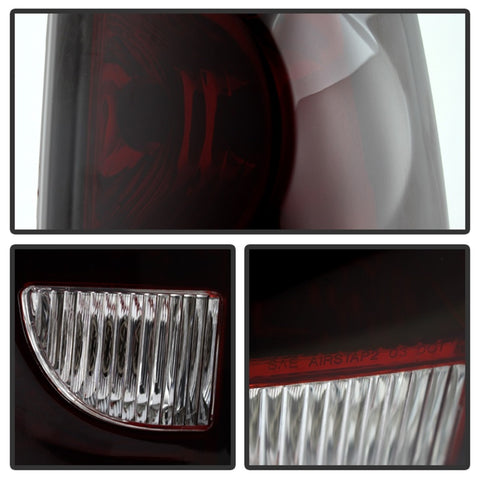 xTune Chevy Silverado 1500-2500-3500 03-06 OEM Style Tail Lights Red Smoked ALT-JH-CS03-OE-RSM - 9026355