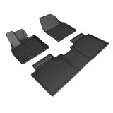 3D MAXpider 19-23 Subaru Solterra Kagu Black Floor Mat - Row 1/2 - L1SB03501509