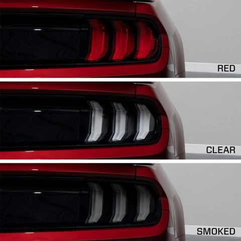 Form Lighting 2015-2023 Ford Mustang LED Tail Lights Smoke (Pair) - FL0007