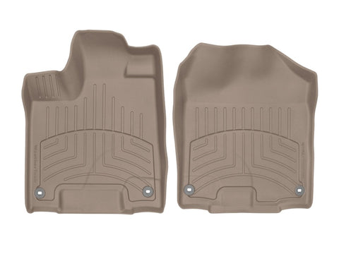 WeatherTech 2016+ Honda Pilot Front FloorLiner HP - Tan - 458391IM