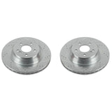 Power Stop 12-18 Mercedes-Benz CLS550 Rear Evolution Drilled & Slotted Rotors - Pair - EBR1451XPR