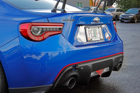 PERRIN 13-20 & 2022 Subaru BRZ / 13-16 Scion FRS / 17-20 Toyota 86 Tow Hook Kit (Rear) - Black - PSP-BDY-255BK