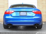 AWE Tuning Audi B8 A5 2.0T Touring Edition Exhaust - Quad Outlet Polished Silver Tips - 3015-42022