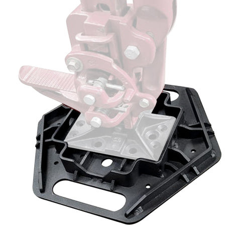 Go Rhino Xventure Gear El Gato Base Plate - Blk - XG-RJ50040B