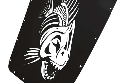 Fishbone Offroad 13-18 Jeep Wrangler JK Hood Louver - Black - FB31134