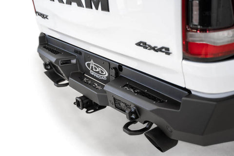 Addictive Desert Designs 2021 Dodge RAM 1500 TRX Stealth Fighter Rear Bumper - Hammer Black - R620081280103