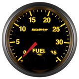 Autometer Elite 2-1/16in 0-35 PSI Fuel Pressure Stepper Motor w/ Peak & Warn - 5661