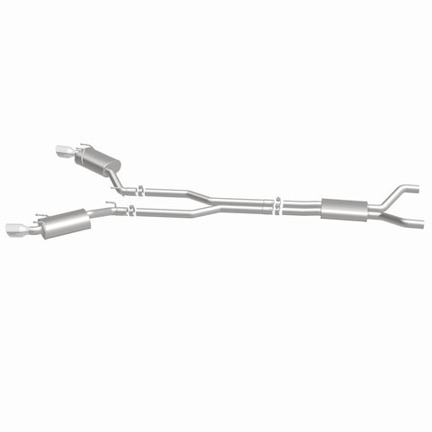 MagnaFlow Cat-Back Stainless Dual Split Rear Exit 4in Polished Tips 11-15 Chevy Camaro 3.6L V6 - 15353