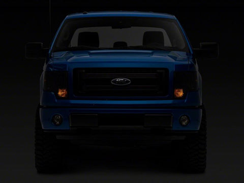 Raxiom 09-14 Ford F-150 Axial OEM Style Rep Headlights- Chrome Housing- SmokedLens - T551344