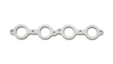 Vibrant T304 SS Exh Manifold Flange for GM LS1/LS2/LS3/LS6/L92 motor 3/8in Thick (SOLD IN PAIRS) - 14332