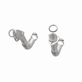 MagnaFlow 66-72 Chevy C10 Pickup V8 2-Piece Front Exhuast Pipe Kit (2in Tubing/Clamps/Inlet Flanges) - 15380
