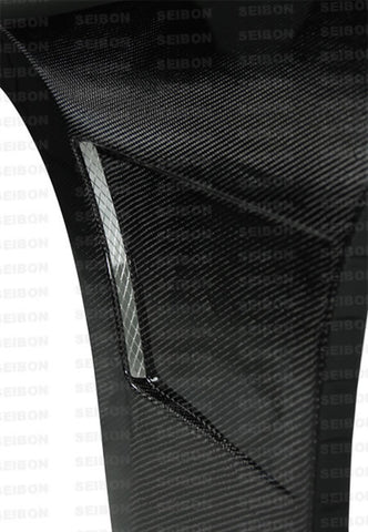 Seibon 09-10 Nissan 370z 10mm Wider Carbon Fiber Fenders - FF0910NS370