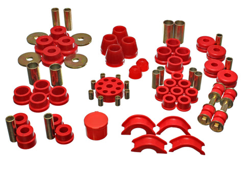 Energy Suspension 70-70 Nissan 240Z Red Hyper-Flex Master Bushing Set - 7.18101R