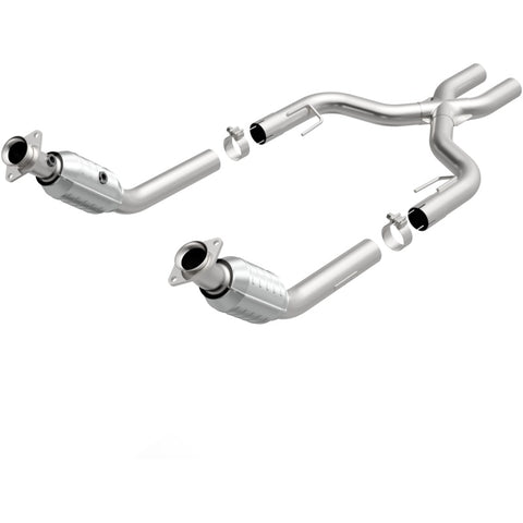 MagnaFlow Direct Fit Catalytic Converter Tru-X Assy 05 Mustang GT - 15448
