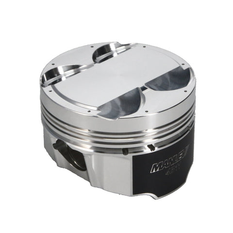 Manley 08+ Mitsubishi 4B11T 86mm STD -5cc Dome 9.0:1 CR Platinum Series Piston Set w/ Rings - 614200CE-4