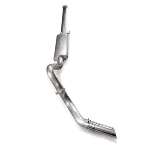 Stainless Works 2015-16 Ford F-150 2.7L/3.5L 3.5in Catback S-Tube Muffler Factory Connection - FT15ECOCBLMF