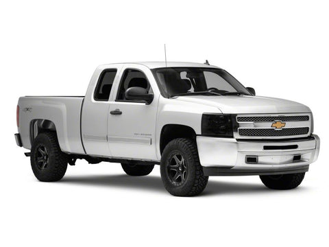 Raxiom 07-14 Chevrolet Silverado 1500 HD Axial OEM RepHeadlights- Chrome Housing- Smoked Lens - S122324