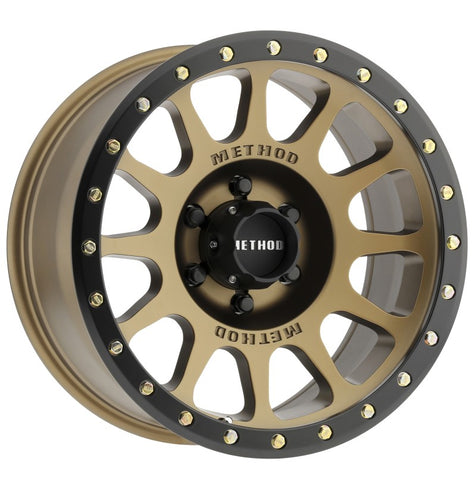 Method MR305 NV 18x9 0mm Offset 6x135 94mm CB Method Bronze/Black Street Loc Wheel - MR30589016900