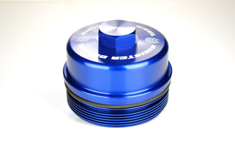 Sinister Diesel 03-07 Ford 6.0L Billet Blue Cap Kit - SD-BCK-6.0