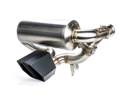 Agency Power Valvetronic Exhaust System Black Tips Can-Am Maverick X3 Turbo 2017-2022 - AP-BRP-X3-170-BLK