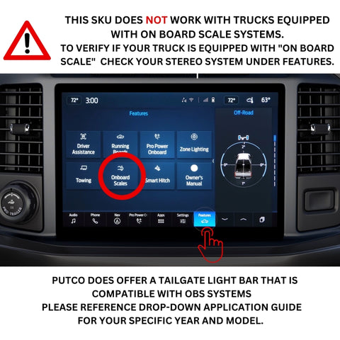 Putco 2024+ Ford F150 w/Factory Halogen Tail Light 60in Blade Tailgate Light Bar Plug-N-Play - 9201960-39