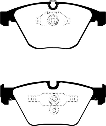 EBC 08-10 BMW M3 4.0 (E90) Ultimax2 Front Brake Pads - UD918