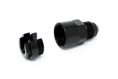 Torque Solution Locking Quick Disconnect Adapter Fitting: 3/8in SAE to -8AN Male Flare - TS-FTG-004
