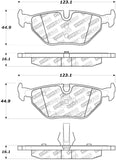StopTech Street Select Brake Pads w/Hardware - Rear - 305.06920