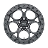 Weld Off-Road W901 17X9.0 Ledge Beadlock 5X127 ET-12 BS4.50 Satin Black 71.5 - W90179075450