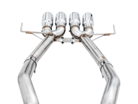 AWE Tuning 14-19 Chevy Corvette C7 Z06/ZR1 (w/AFM) Track Edition Axle-Back Exhaust w/Chrome Tips - 3020-42073