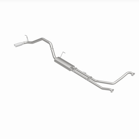 MagnaFlow CatBack 07-15 Nissan Titan V8 LGAS/LFLEX Single MF Polished Stainless Exhaust - 19421