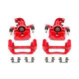 Power Stop 04-05 Pontiac Grand Prix Rear Red Calipers w/Brackets - Pair - S4868