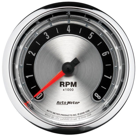 Autometer American Muscle 3-3/8in Tachometer In-Dash Gauge - 1298