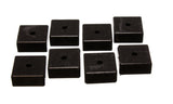 Energy Suspension Pad - Soft - 2-1/16in SQ x 3/8in ID x 15/16in H - Black - 9.9535G