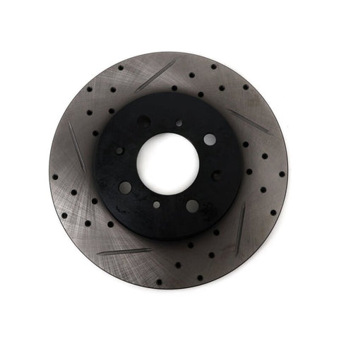 BLOX Racing Slotted And Cross-Drilled Rotor Left Side - BXBS-10150-L