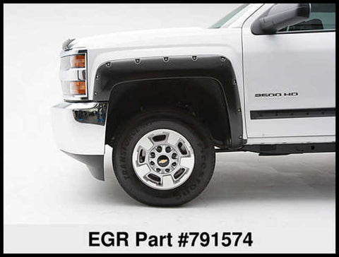 EGR 14+ Chev Silverado 6-8ft Bed Bolt-On Look Fender Flares - Set - 791574