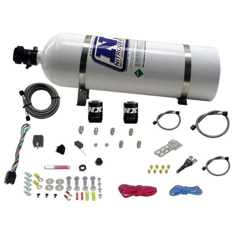 Nitrous Express Universal Nitrous Kit for EFI (All Single Nozzle Application) w/15lb Bottle - 20915-15