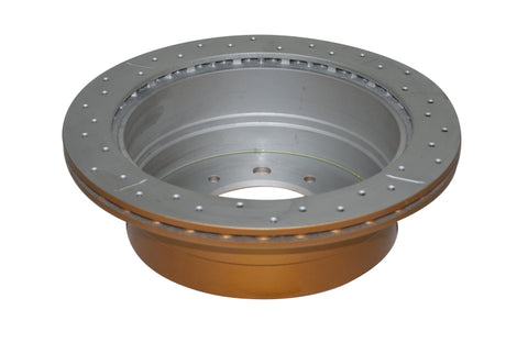 DBA 98-05 Lexus LX470/98+ Toyota Landcruiser 100 Series Front Drilled & Slotted Street Series Rotor - 789X