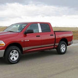 Putco 03-08 RAM Quad Cab 8ft Long Box - 8in Wide 12pcs Stainless Steel Rocker Panels - 9751313