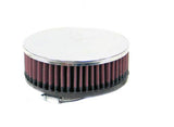 K&N Universal Round Clamp-On Air Filter 2in. Offset Flange / 5-1/8in. OD / 2in. Height - RC-2400