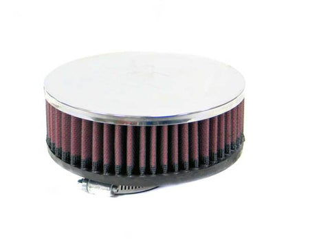 K&N Universal Round Clamp-On Air Filter 2in. Offset Flange / 5-1/8in. OD / 2in. Height - RC-2400
