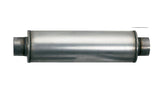 aFe Scorpion Replacement Alum Steel Muffler 2-1/2in In/Out Baffled Offset/Offset 13inL x10inW x4inH - 49M00003