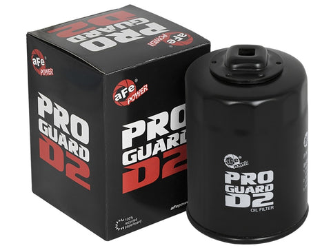 aFe ProGuard D2 Oil Filter (4 Pack) 11-13 Ford F-150 V6 3.5/3.7L / V8 5.0L (w/ 3/8in Ratchet Drive) - 44-LF025-MB