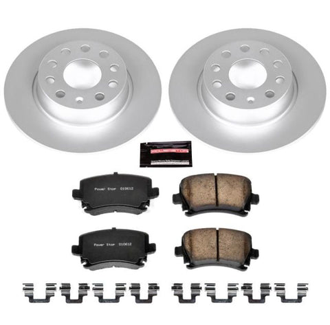 Power Stop 2013 Audi A3 Quattro Rear Z23 Evolution Sport Coated Brake Kit - CRK5666