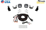 Diode Dynamics 2022+ Ford Maverick, C2 Sport Stage Series Ditch Light Kit White Combo - DD7758