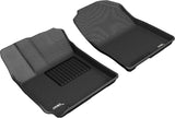 3D MAXpider 2018-2020 Hyundai Kona Kagu 1st Row Floormat - Black - L1HY09211509