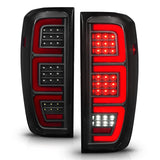 ANZO 19-23 GMC Sierra 1500/2500HD/3500HD Smoke Black Replacement Full LED Bar Tail Light - 311458